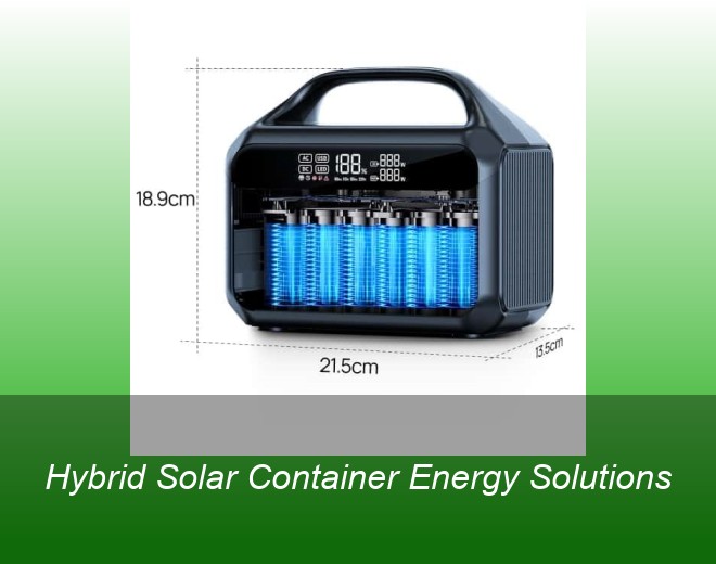 Hybrid Solar Container Energy Solutions